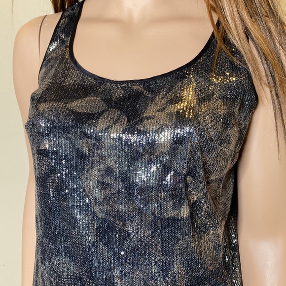 Lane Bryant Sequin Camo Dress Top - Picture 2 of 8